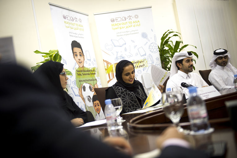 Her Highness Sheikha Al Mayassa bint Hamad Al Thani, Chairperson of Reach Out To Asia