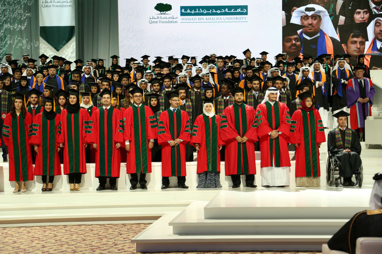 The Father Emir and Her Highness Joined By Thousands To Celebrate Achievements of 549 Students at Convocation 2014