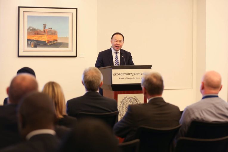 Australia's ambassador to the UAE and Qatar, Pablo Kang