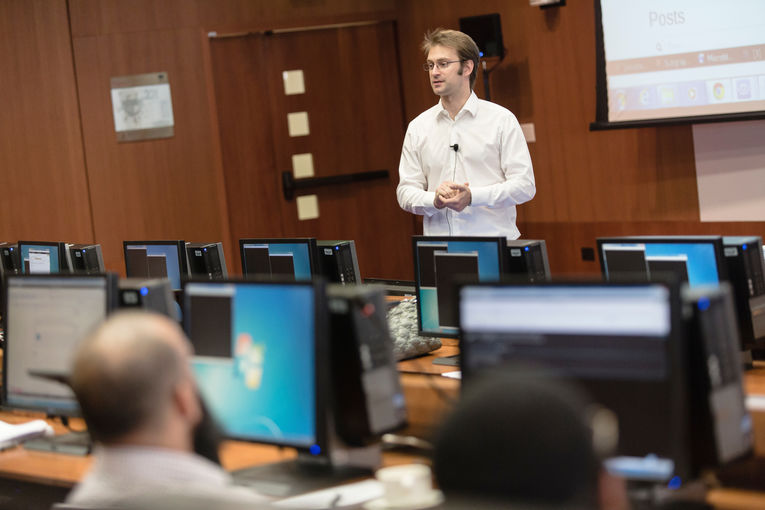 Thierry Sans, assistant teaching professor of computer science at Carnegie Mellon Qatar