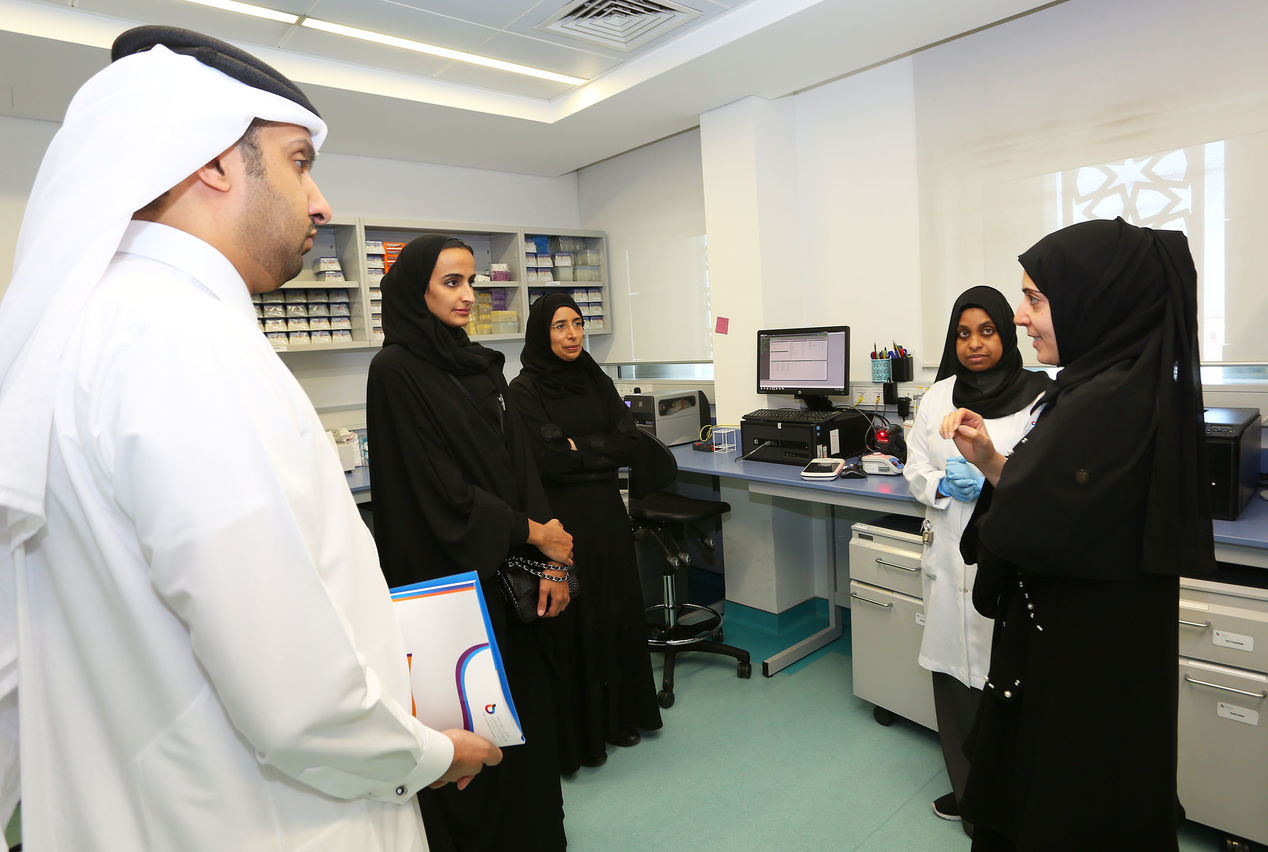 H.E. VISITS QATAR BIOBANK 2.jpg
