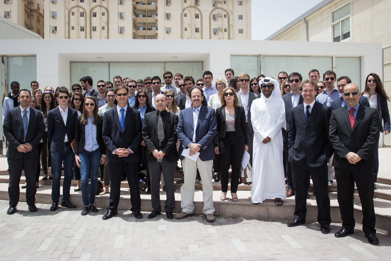 Large Project Management Students From HEC Paris Visit Qatar