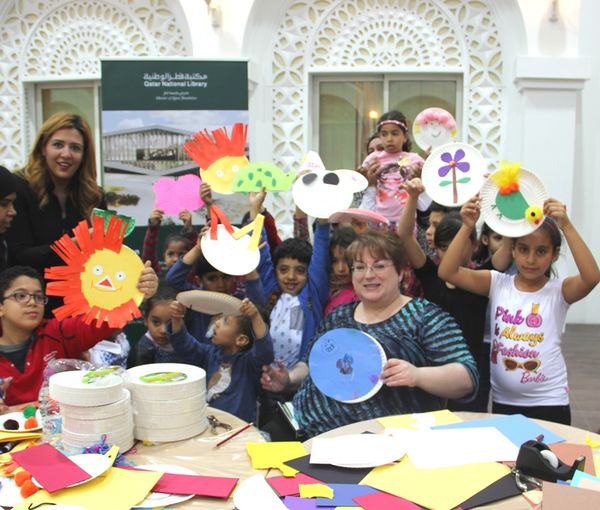 QNL's Head of Children's Services, Carol Mitchell and QNL's Head of Communications, Gihan Baraka with the Children.jpg