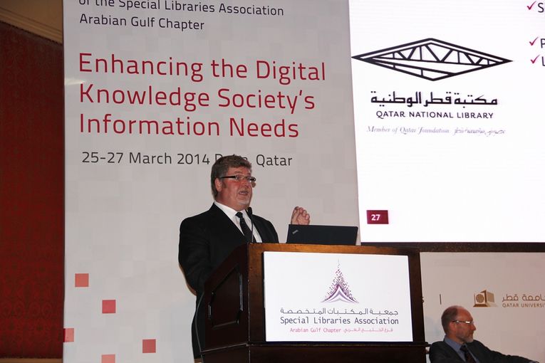 QNL's Head of Partnerships during the SLA conference.jpg