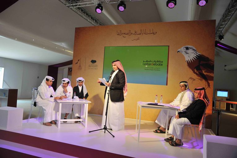 Families Visit QF’s Tent at Darb El-Saai